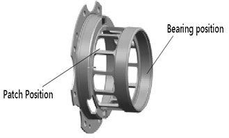 Elastic support for main bearings