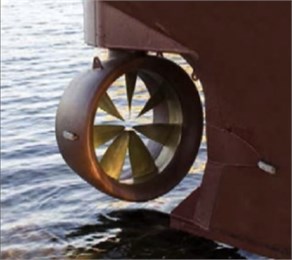 Application of shaftless axial flow pumps as ship thrusters [4]