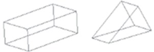 Cuboidal element (C3D8R) with a triangular element (C3D6)