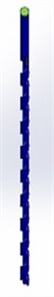 a) Thermal analysis, b) bending value and c) yield strength data  of 3d Printer extrusion screw produced from 8550 Nitriding steel