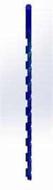 a) Thermal analysis, b) bending value and c) yield strength data  of 3d Printer extrusion screw produced from 8550 Nitriding steel