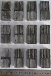 Specimens with different rough joints