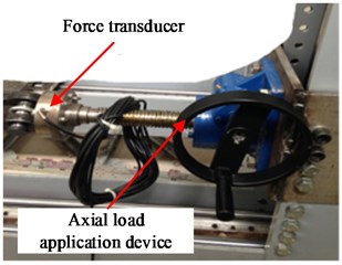 Axial load application device