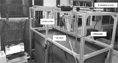 Lifting system test bench