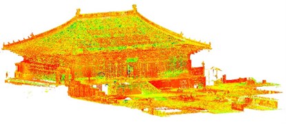 Point cloud for fine registration of point-to-plane ICP algorithm