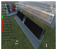 a) Solar panels, b) Well filter, c) ventilation system, and d) pump system,  which can be monitored in the Digital Greenhouse System