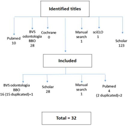 Fluxogram of the included studies