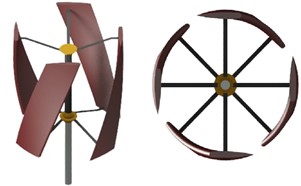 Helical-blade vertical-axis wind turbine [2]