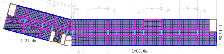 12F Guest Hotel Block Layout and Elevation