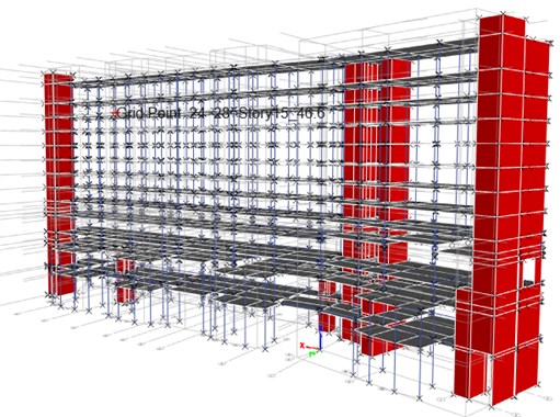 12F Guest Hotel Block Layout and Elevation