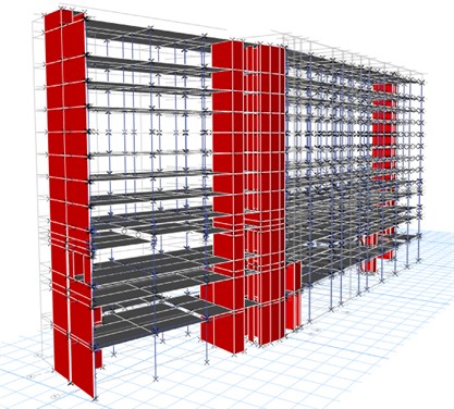 12F Guest Hotel Block Layout and Elevation