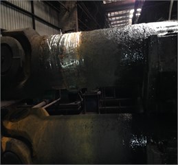 Cross universal joint torque field test picture. Photographer: Xingdou Jia,  Shooting time: December 19, 2020, Location: Beijing Shougang Qian’an Iron  and Steel Company, Qian’an City, Hebei Province, China  (Photos can be published freely without copyright conflict)