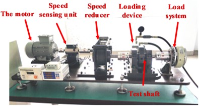 Rolling bearing fault test-bed