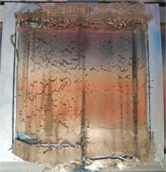 Surface of the wear-resistant plate