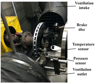 Installation of brake and sensor