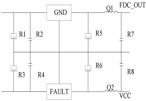 Fault comparator circuit diagram