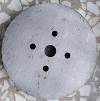 Component of wheel and rail