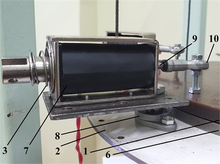 3D-model and experimental prototype of the vibratory lapping machine