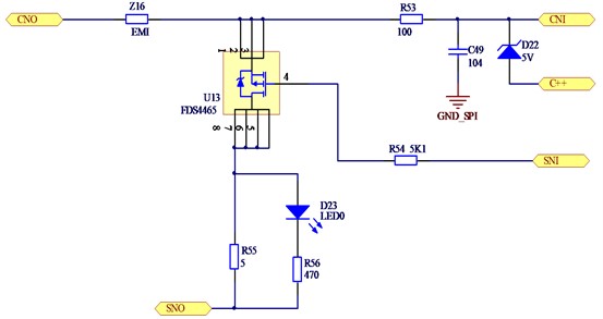 The voltage equalization circuit of the vibration sensor
