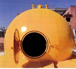Self developed explosive vacuum tank