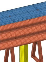 Models of different grid sizes, from left to right, are 80, 60, 40, 20 mm grid size models