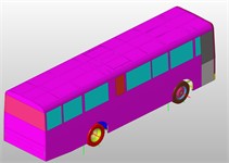 Finite element model of vehicles