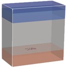 Forward simulation of air-water devoid for different volumes and positions