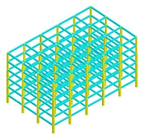 3D model of structure