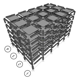 3D model of structure