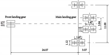 Schematic diagram of loading (Unit: m)