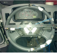 Sensors location in the vehicle