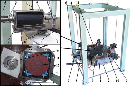 Laboratory (experimental) prototype of the vibration-driven lapping-polishing machine