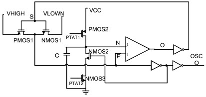 Design of clock reference oscillation circuit