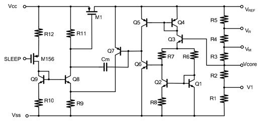 Optimized and simplified regulated power supply circuit
