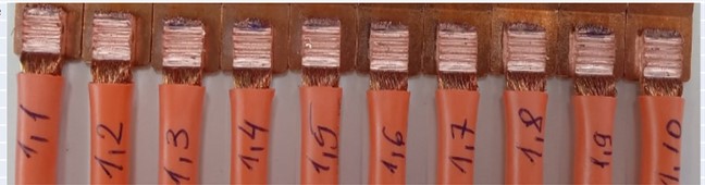 Example of material sets used in the experiment