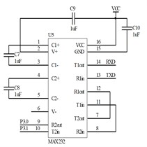 RS-232 communication interface circuit