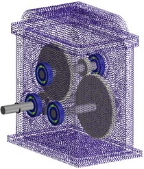 The rigid-flexible coupling model of the transmission system