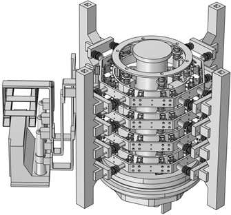 Three-dimensional model of the whole slip ring