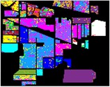 Color diagram of Indian Pine classification