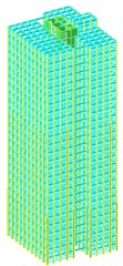 Three-dimensional model of cassette multi-tube structure