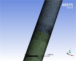 The partition results of the finite element mesh
