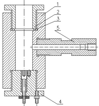Time-pressure test device diagram