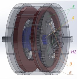 Structural description of a 3D model of an adaptive drive