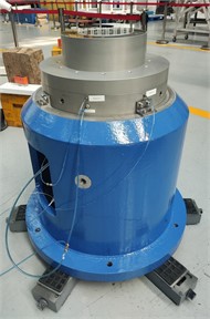 Assembled aerostatic rotary table