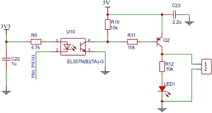 Heating coil control circuit