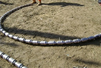 Flexible drill string structure