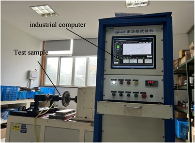 Torsional damper test equipment