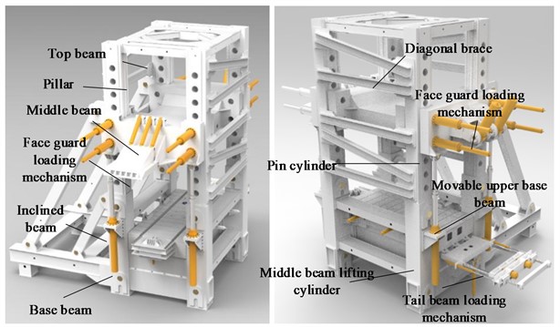 Test bench structure general drawing