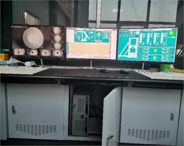 Hydraulic support test bench console