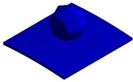 Equivalent stress of the pipeline with polyethylene coating at different time